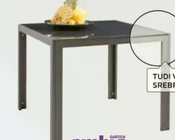 Vrtna miza ambia.garden - Akcija v trgovini Lesnina
