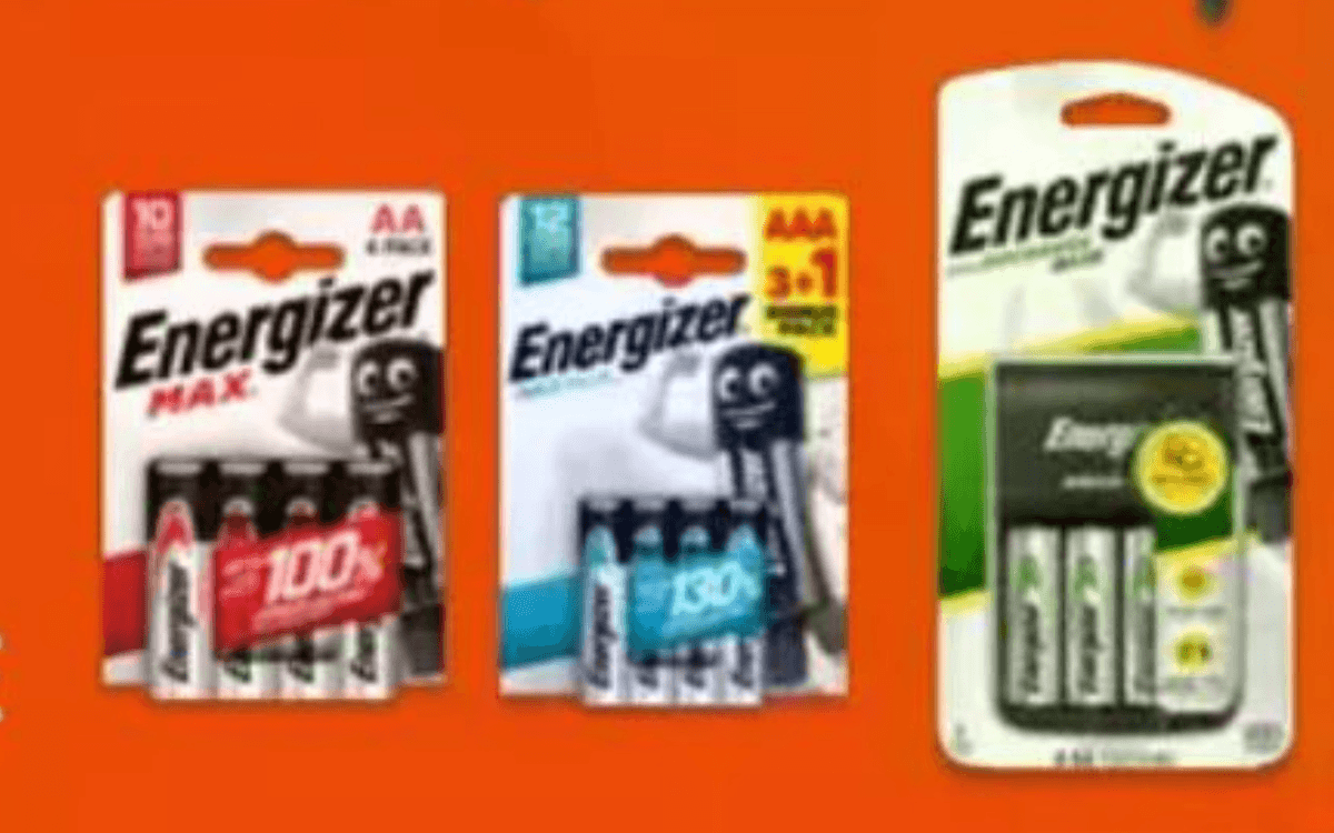 Baterije in polnilniki Energizer - Akcija v trgovini Pevex