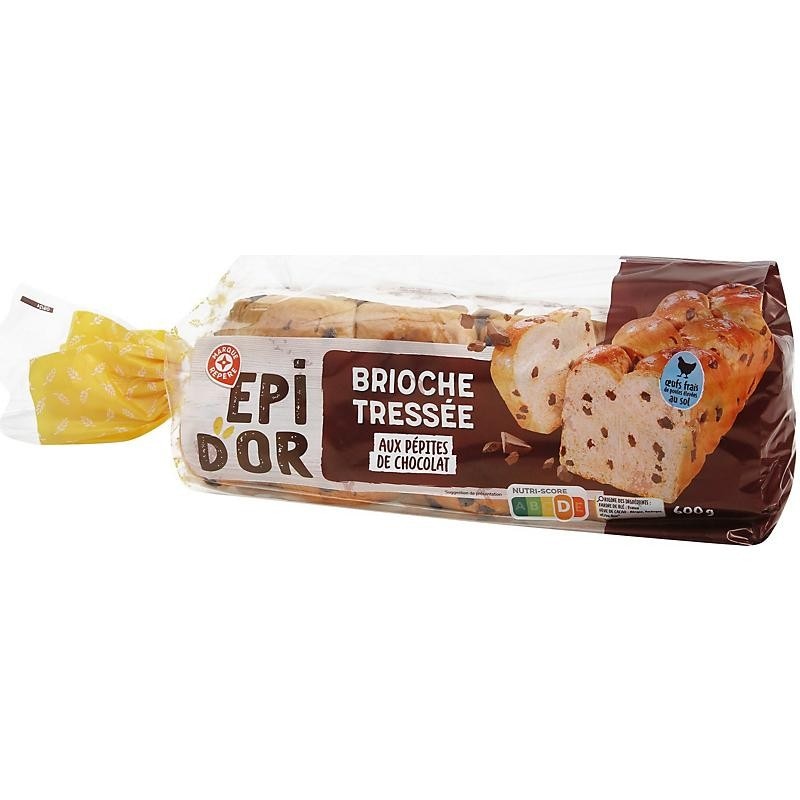 Epi Dor brioš s koščki čokolade 600 g Akcija v trgovini E.Leclerc