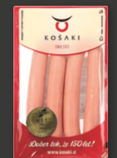 Hrenovke 250 g Košaki - Akcija v trgovini Spar