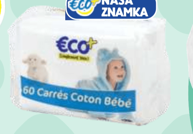 Eco Bombažna vata 200 g - Akcija v trgovini E.Leclerc