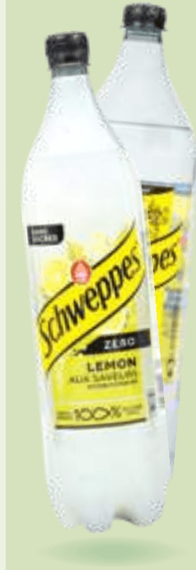 Gazirana pijača Schweppes Zero 1,5 l - Akcija v trgovini E.Leclerc