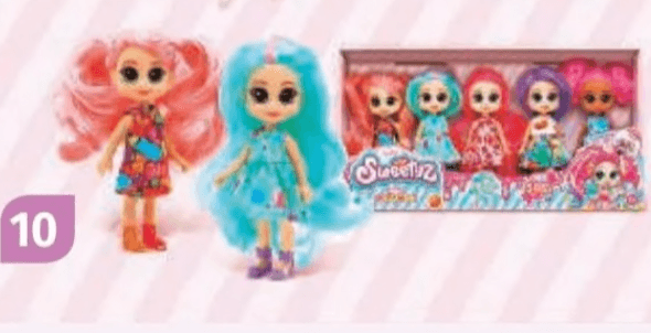 Punčka 5 kosov Sweetyz - Akcija v trgovini Mueller