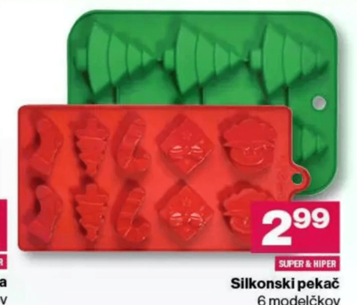 Silikonski pekač - Akcija v trgovini Mercator