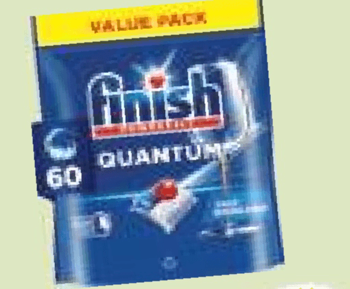 Tablete za strojno pomivanje posode Finish 60/1 - Akcija v trgovini E.Leclerc