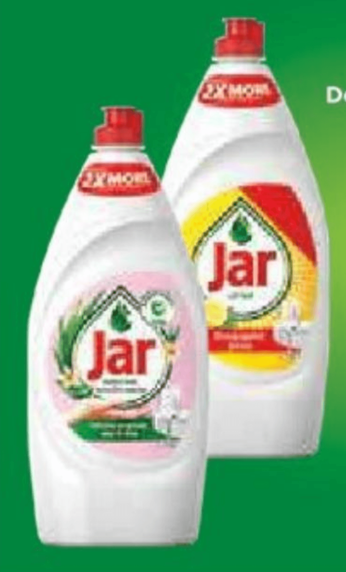 Jar Detergent za ročno pomivanje posode 900 ml - Akcija v trgovini Mercator
