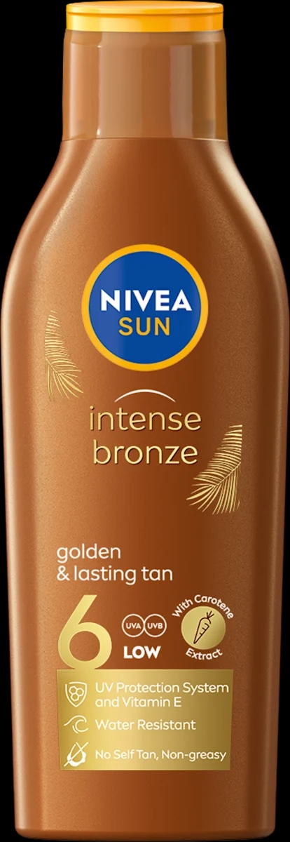 NIVEA SUN Intense Bronze mleko za zaščito pred soncem 200 ml - Akcija v trgovini Dm