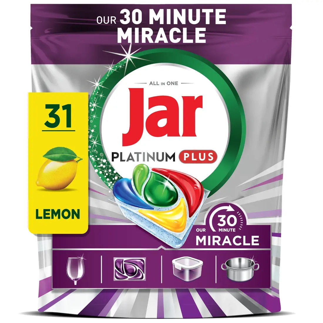 Jar Platinum Plus Miracle kapsule 31 kosov - Akcija v trgovini Dm