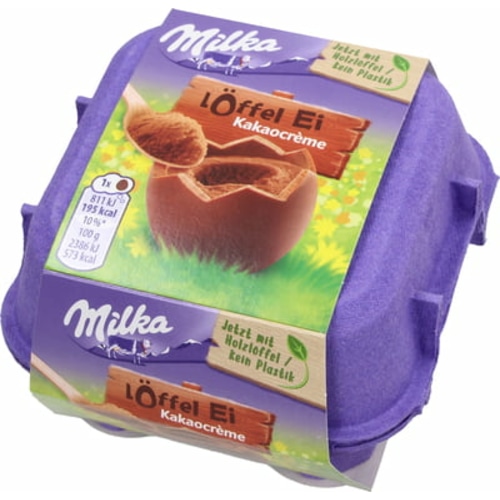 Polnjena čokoladna jajca Milka 128 g ali 136 g - Akcija v trgovini E.Leclerc