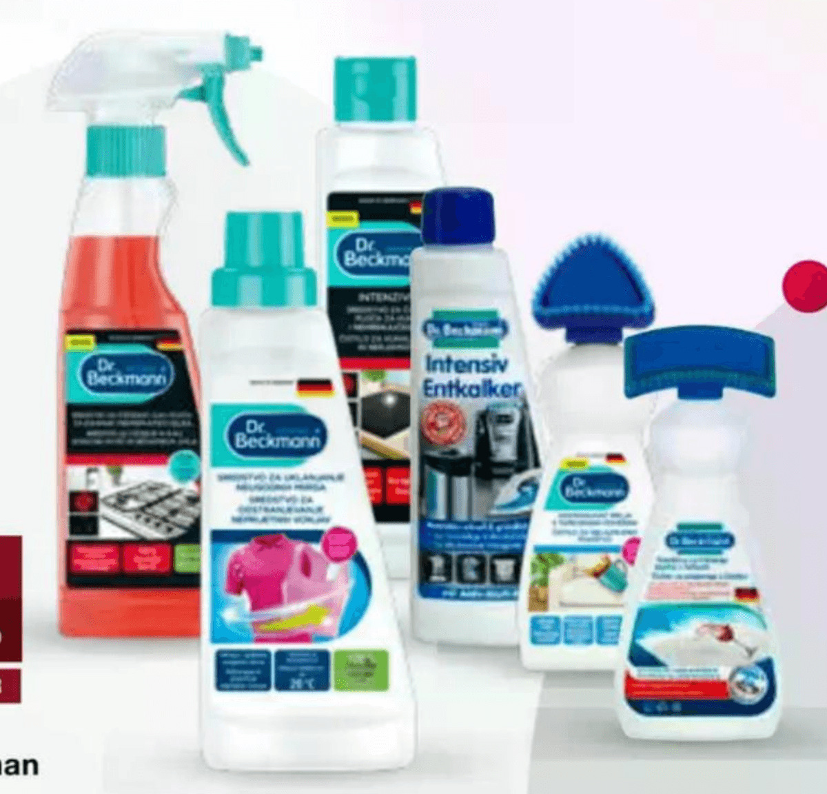 Izdelki Dr. Beckman - Akcija v trgovini Mercator