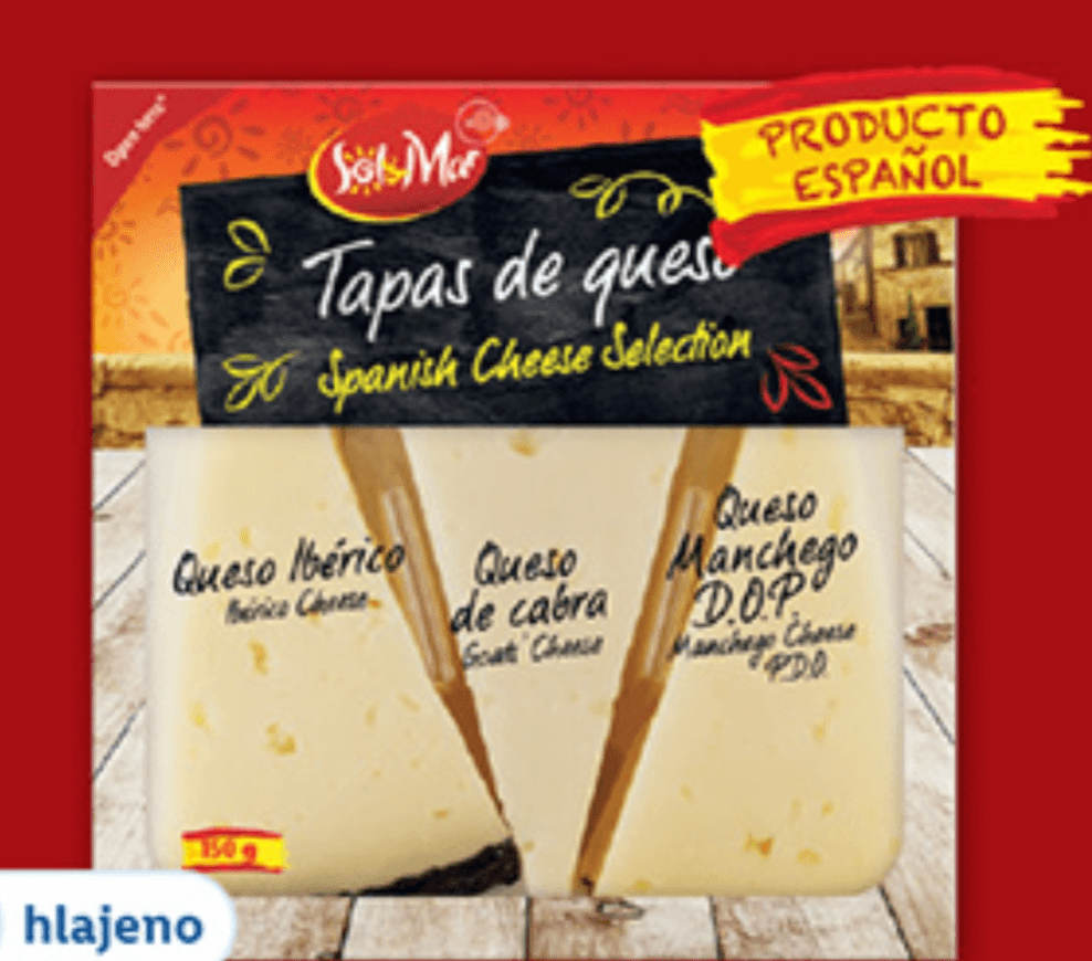 SOL&MAR Izbor sirov 150 g - Akcija v trgovini Lidl