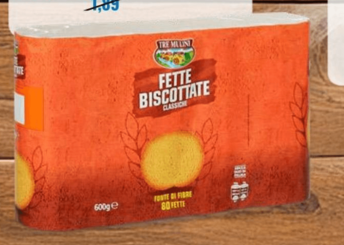 Tre Mulini Fette Biscottate Classiche 600 g - Akcija v trgovini Eurospin