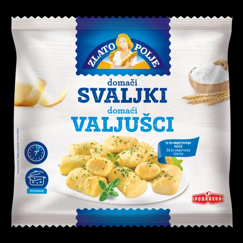 Krompirjevi svaljki 750 g Jager Akcija v trgovini Jager