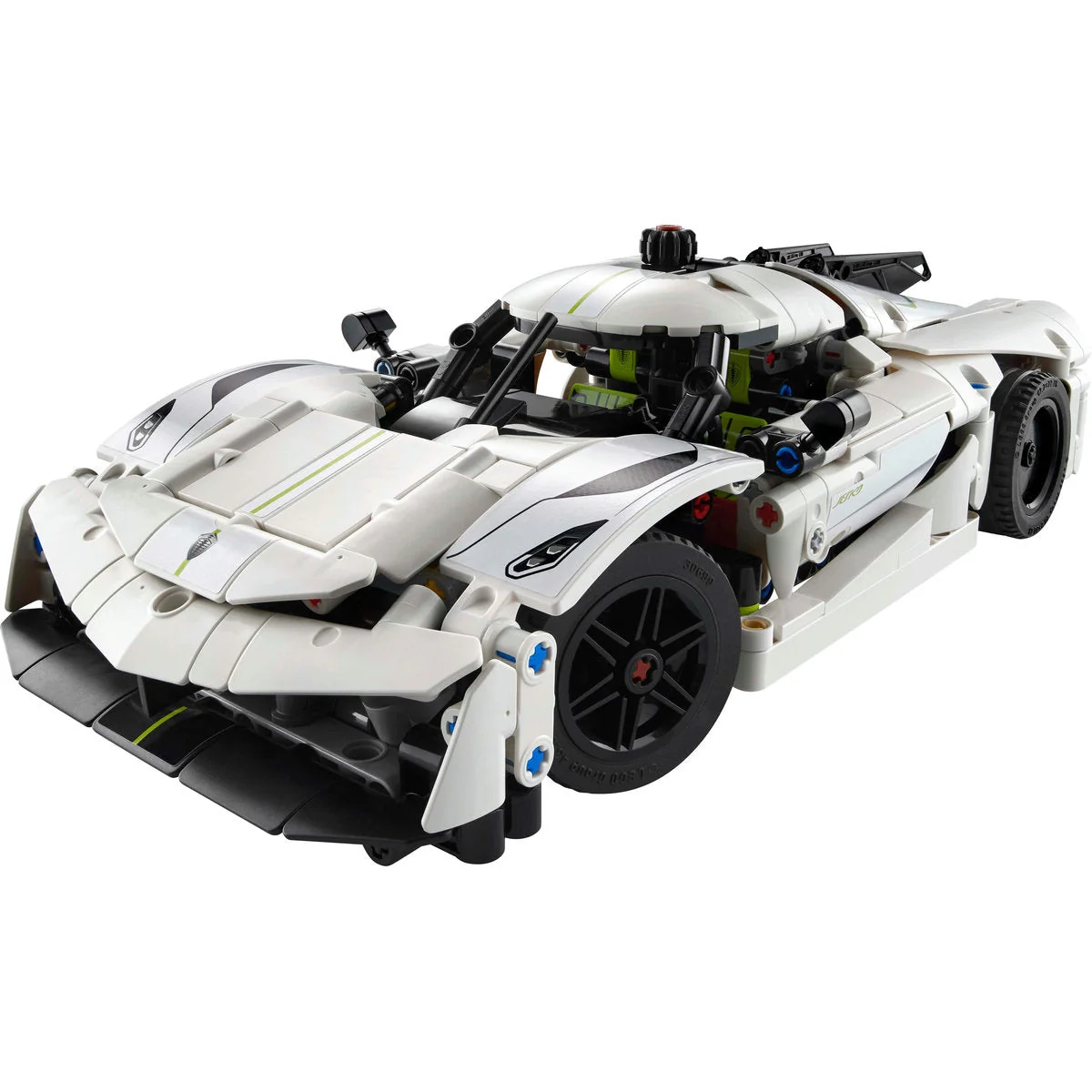 LEGO Koenigsegg Jesko Absolutni Super Avto v Beli Barvi - Akcija v trgovini Mueller
