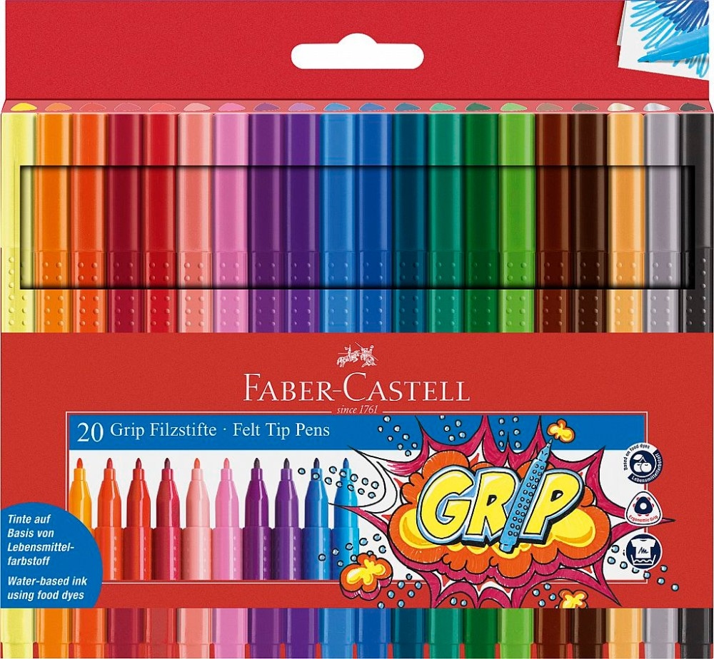 Faber-Castell Flomastri FC Grip 20/1 Akcija v trgovini Spar