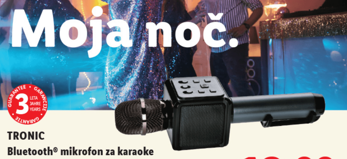 TRONIC Bluetooth® mikrofon za karaoke - Akcija v trgovini Lidl