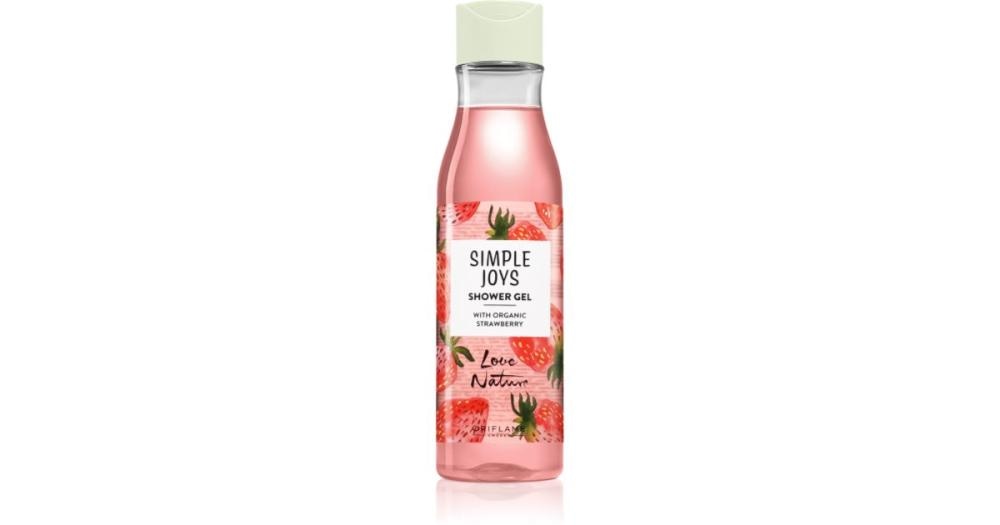 Love Nature Simple Joys gel za prhanje z jagodami 250 ml Oriflame - Akcija v trgovini Oriflame
