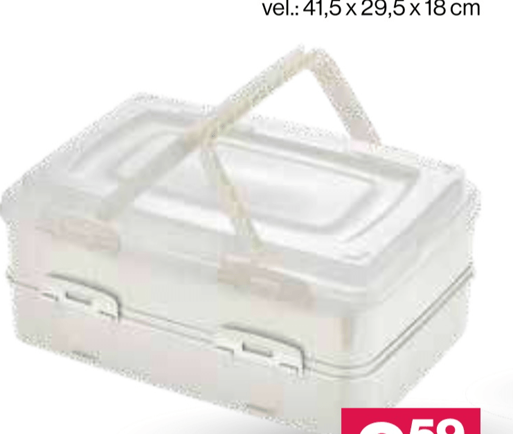 Škatla za pecivo - Akcija v trgovini Mercator