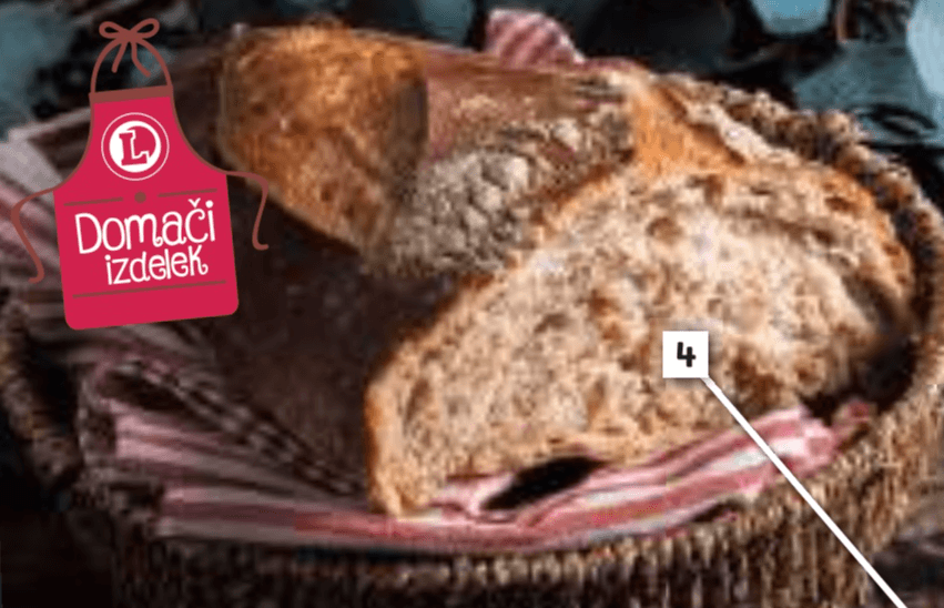 Rugrov kruh za kg Domači izdelek - Akcija v trgovini E.Leclerc