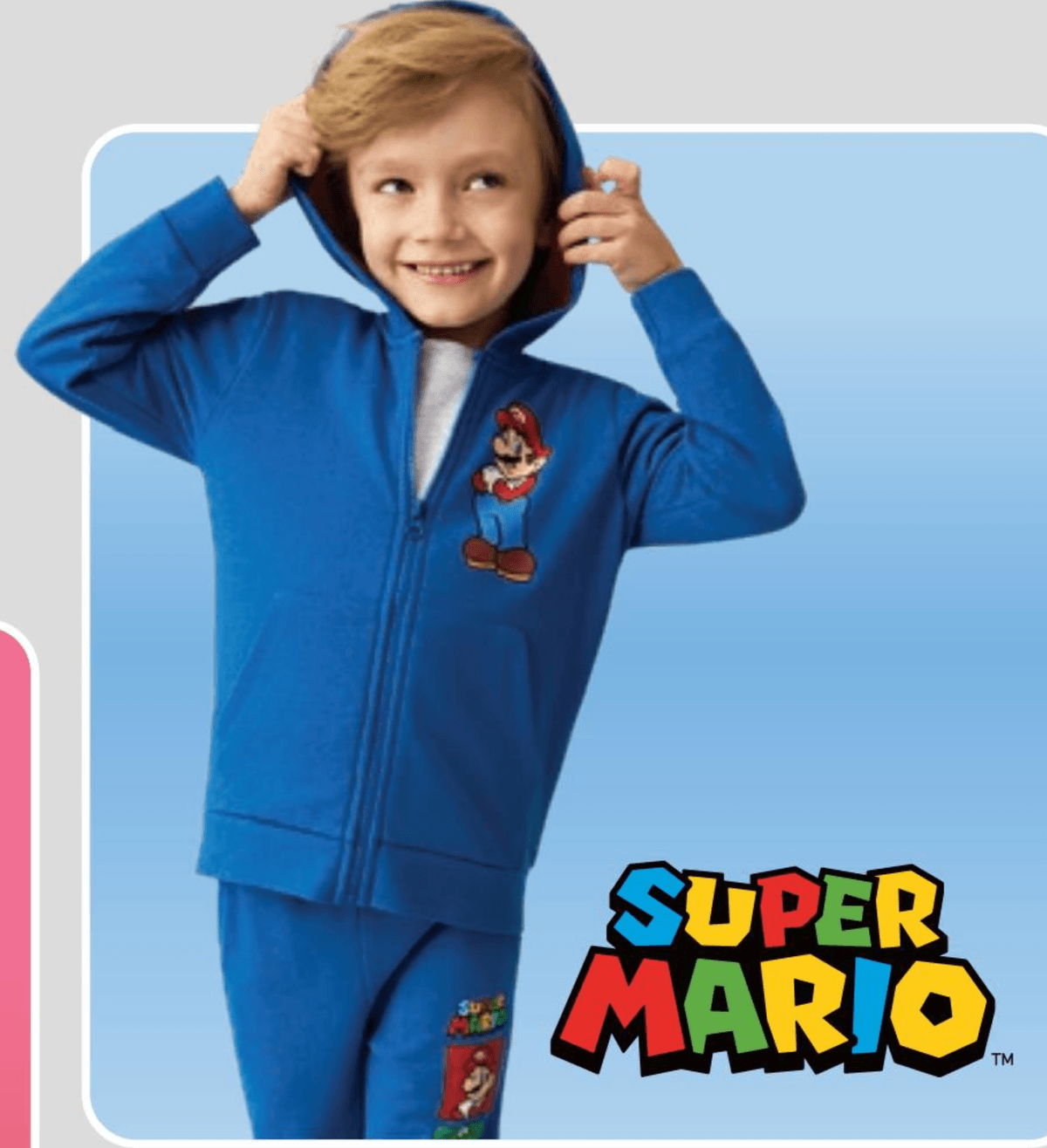 Oblačila za otroke Super Mario - Akcija v trgovini Pepco