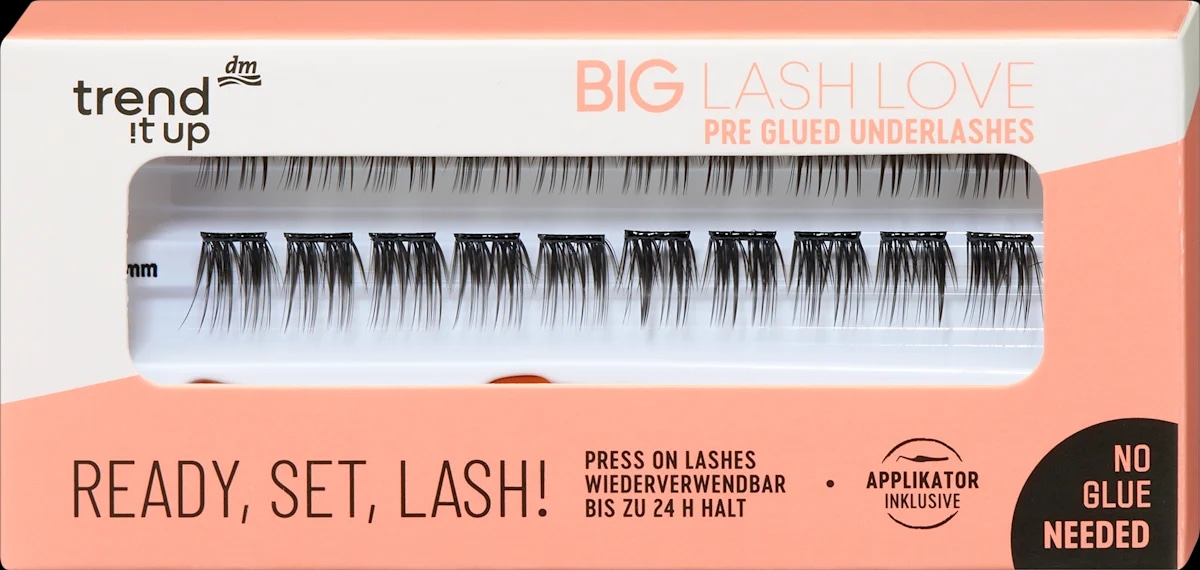 trend !t up Big Lash Love Ready, Set, Lash! umetne trepalnice 20 kosov - Akcija v trgovini Dm