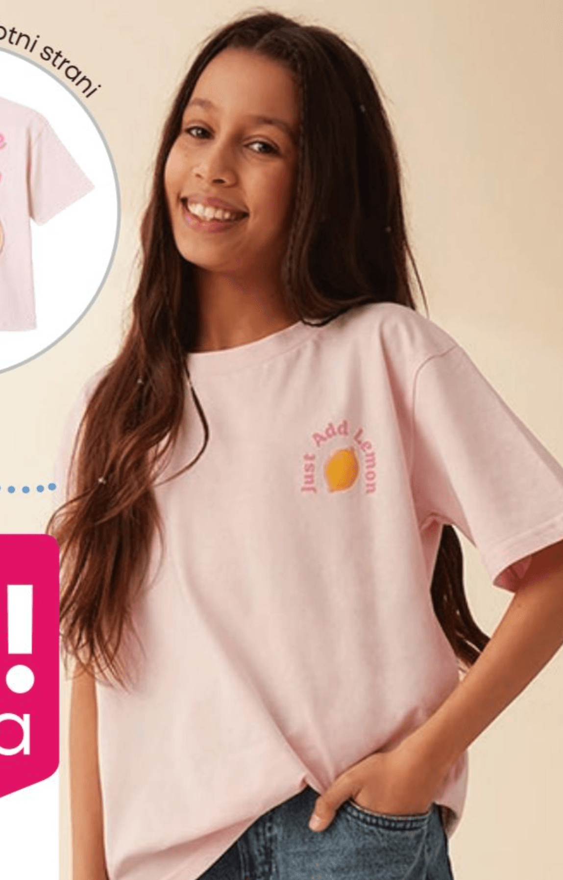 Majica za deklice Just Add Lemon - Akcija v trgovini Pepco