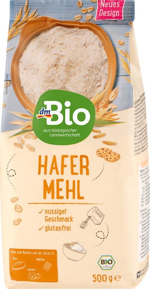 dmBio ovsena moka brez glutena 500 g Akcija v trgovini Dm