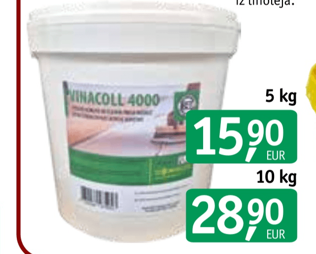 Lepilo Vinacoll 4000 5 kg - Akcija v trgovini Jager