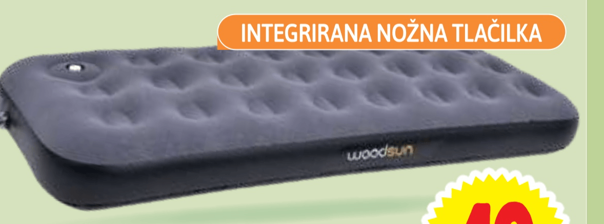 Napihljiva blazina Woodsun - Akcija u trgovini E.Leclerc