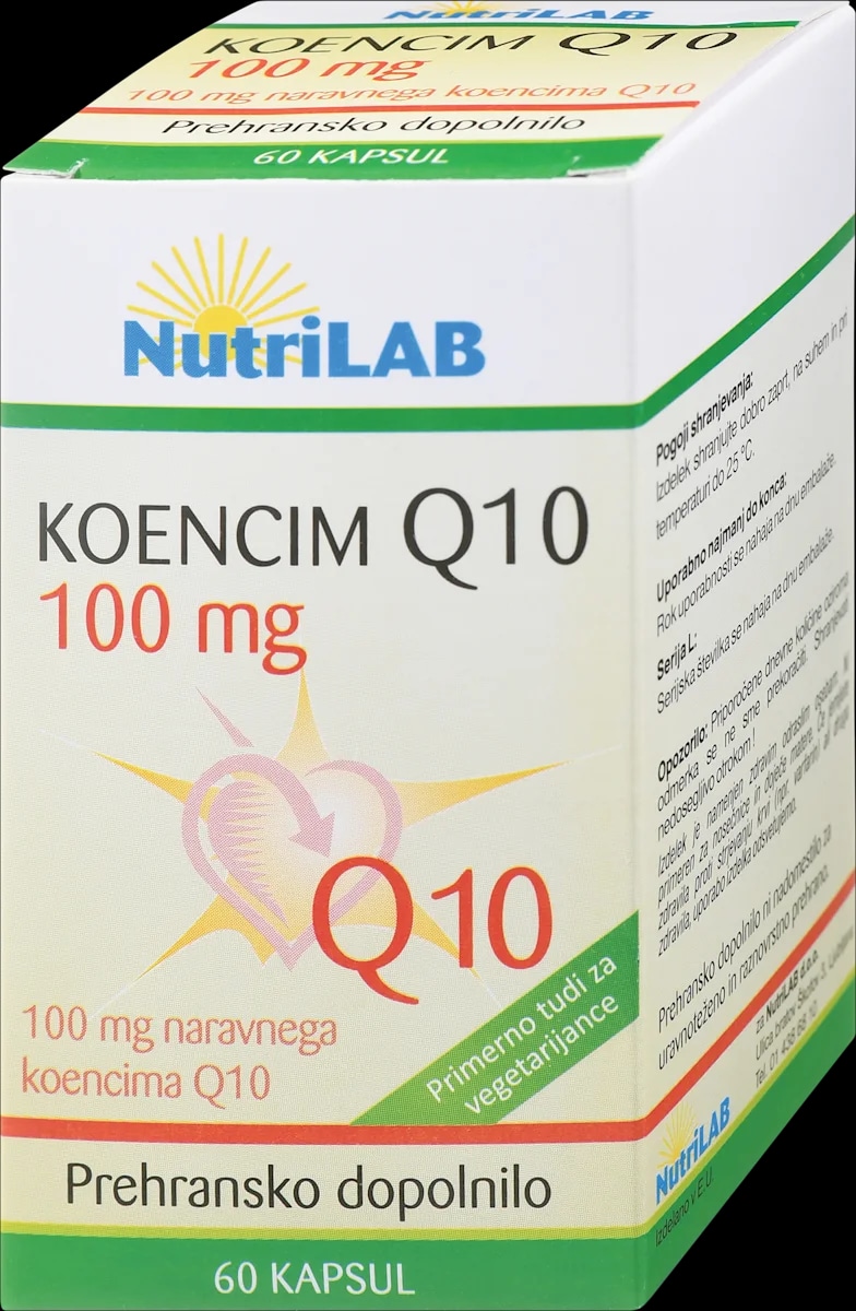 NutriLAB Koencim Q10 100 mg 60 kapsul - Akcija v trgovini Dm
