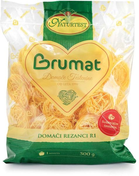 Rezanci Brumat 500 g - Akcija v trgovini Jager