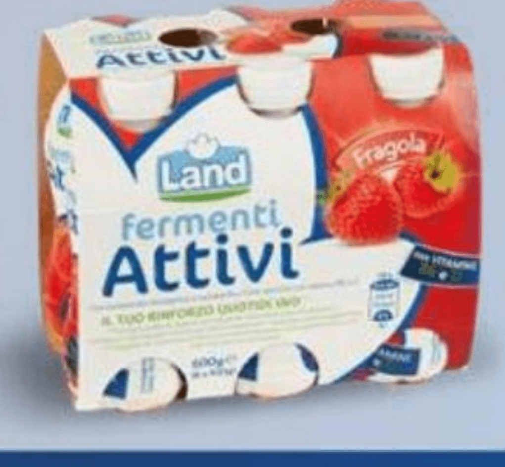 Mlečni napitek z aktivnimi encimi 6 x 100 g Land - Akcija v trgovini Eurospin