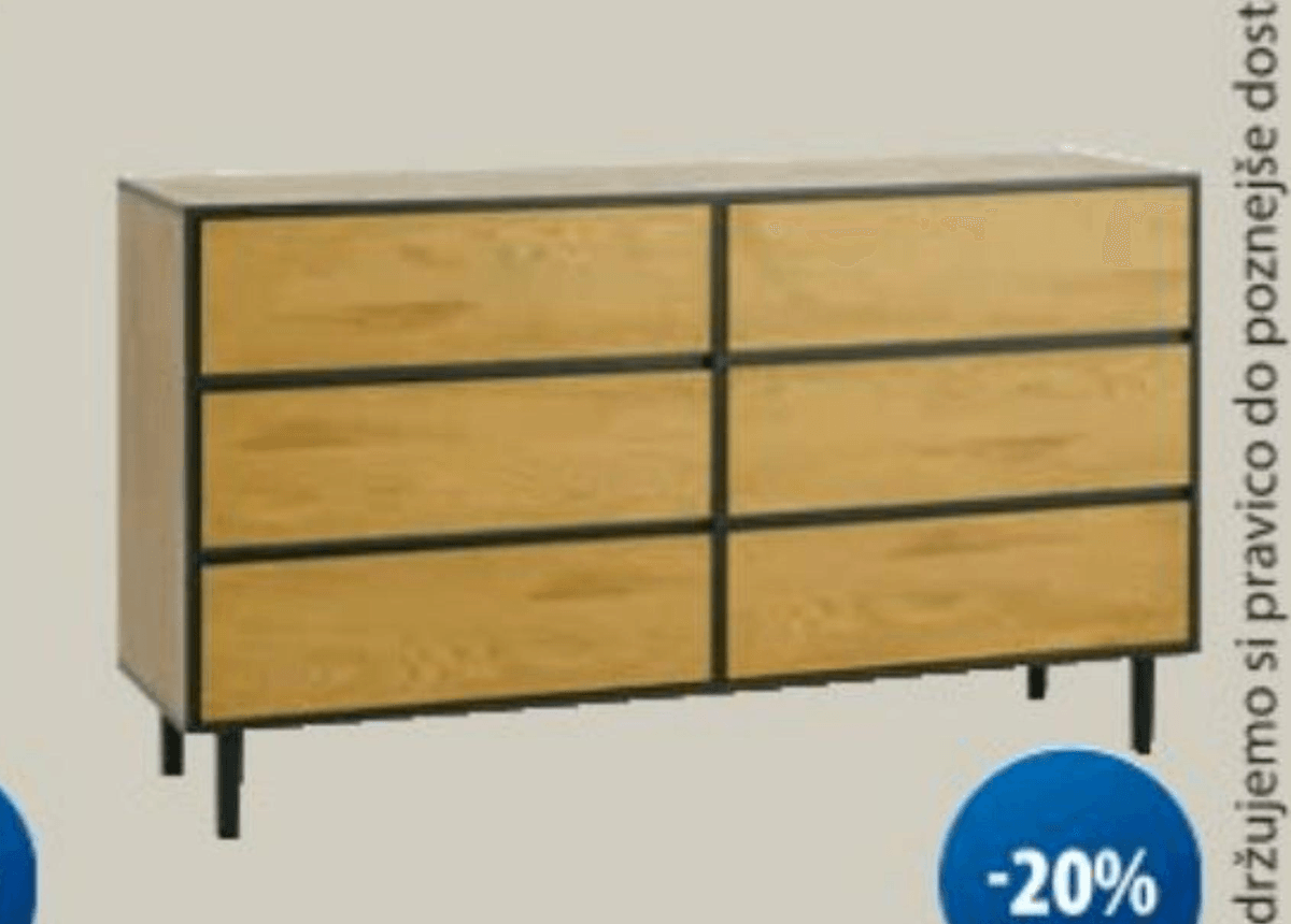 Predalnik ODENSE - Akcija v trgovini Jysk