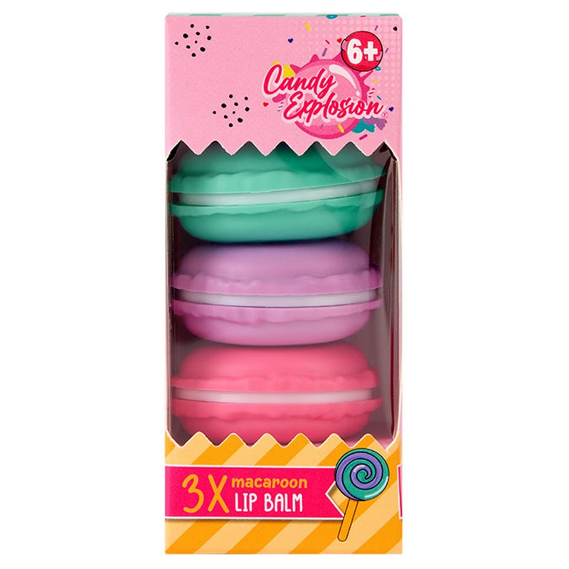 CANDY EXPLOSION MACARON BALZAM ZA USTNICE 3 kom - Akcija v trgovini Mueller