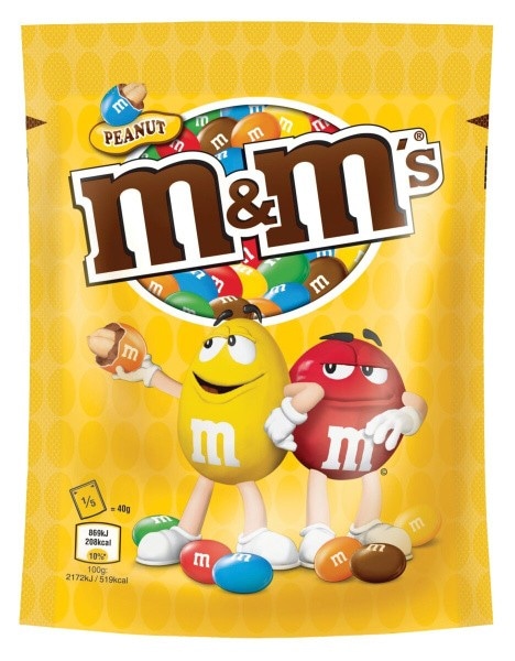 Bonboni z arašidi ali Choco M&M's 82 g Akcija v trgovini Spar