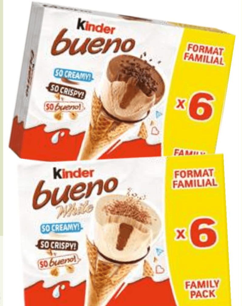 Kinder Bueno Kornet 6x 62,5 g - Akcija v trgovini E.Leclerc