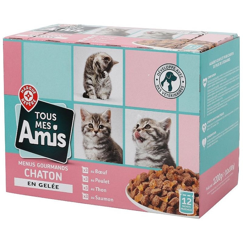 Tous Mes Amis pašteta za mačke 100 g - Akcija v trgovini E.Leclerc