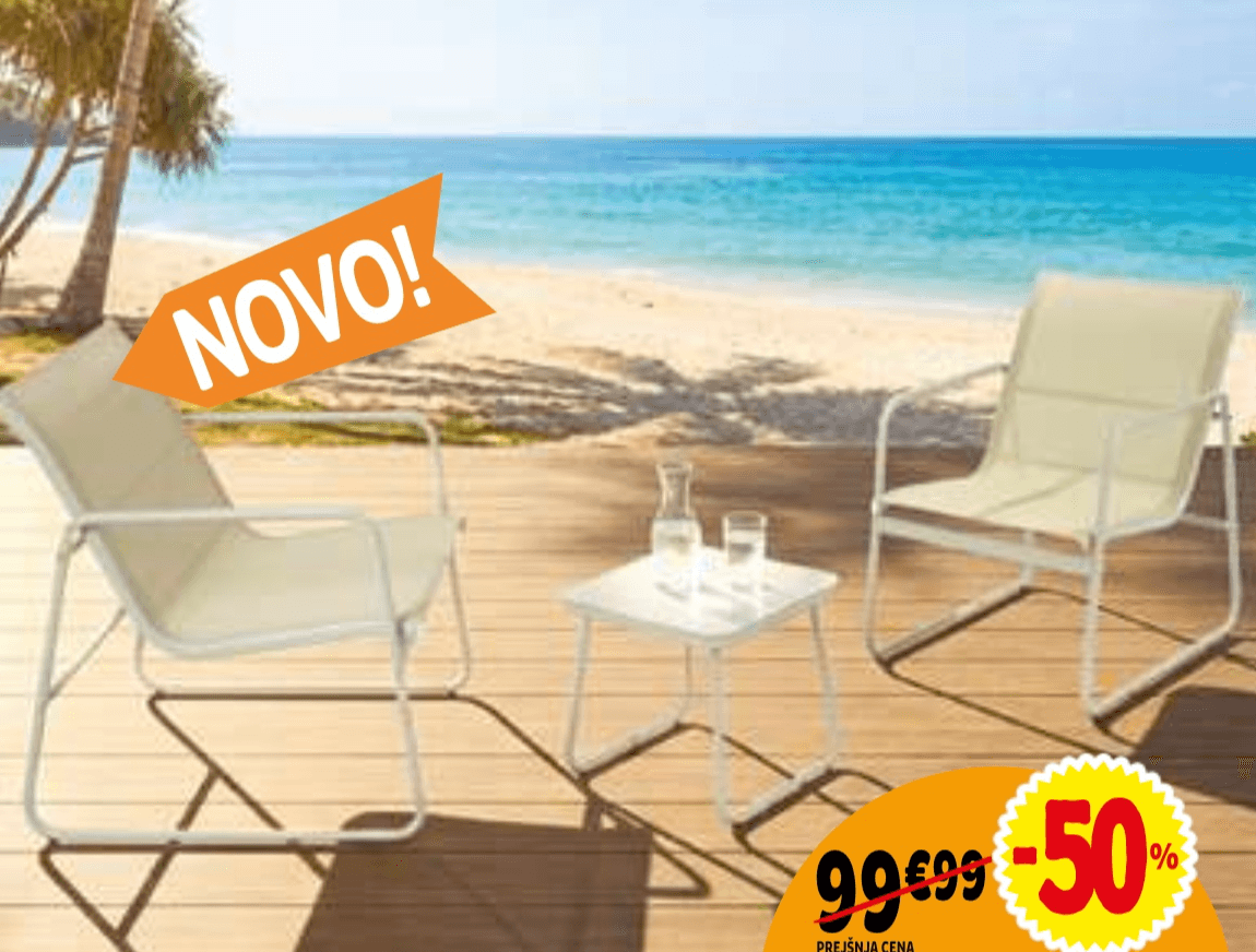 3-delna vrtna garnitura - Akcija v trgovini E.Leclerc