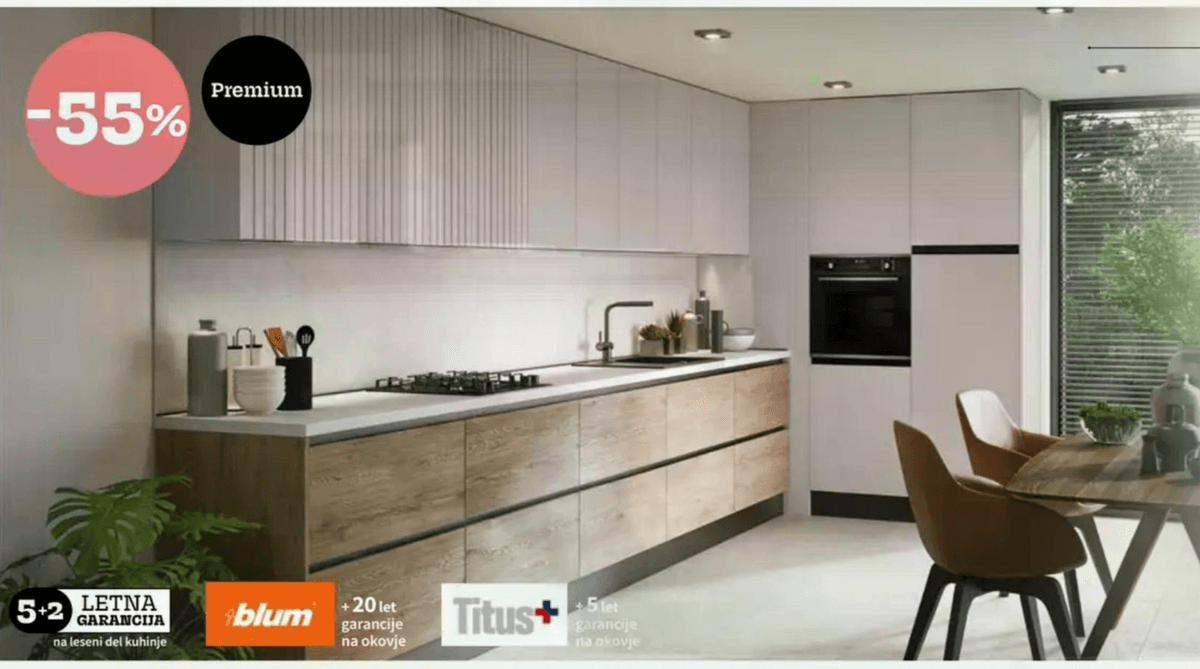 STELA kuhinja po meri - Akcija v trgovini Prima