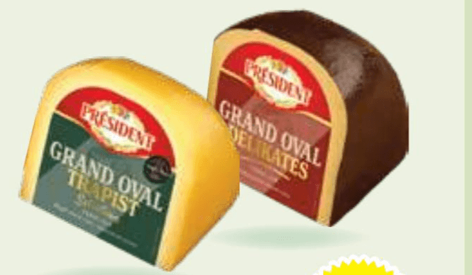 Sir Grand Oval Président 450 g - Akcija v trgovini E.Leclerc