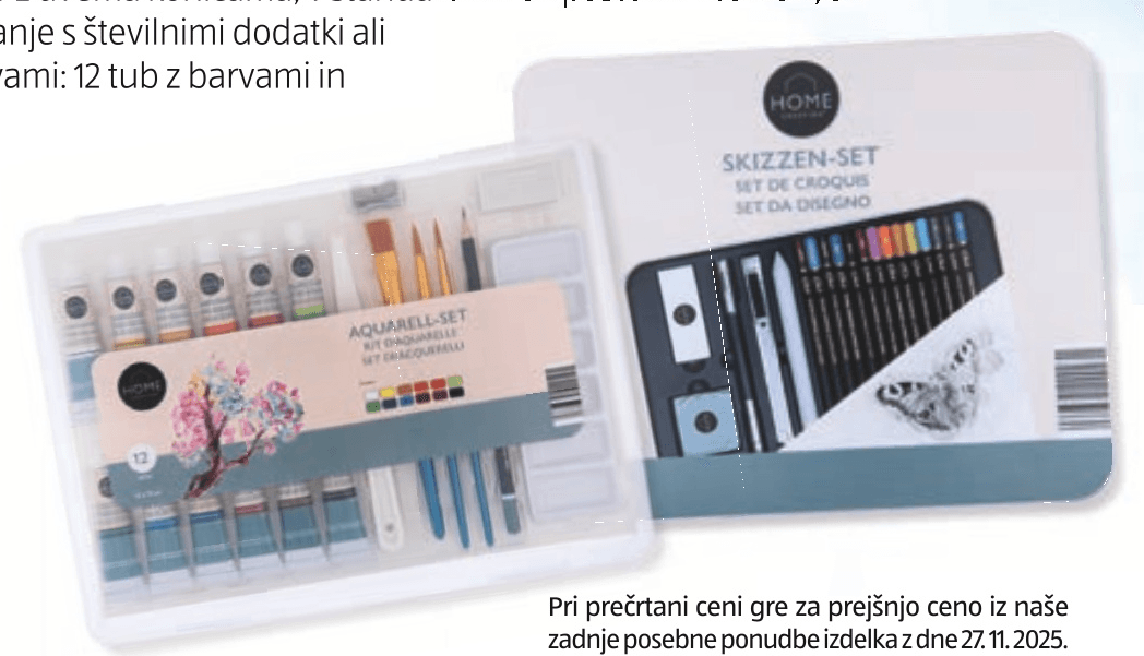 HOME CREATION Komplet za risanje/ustvarjanje - Akcija v trgovini Hofer