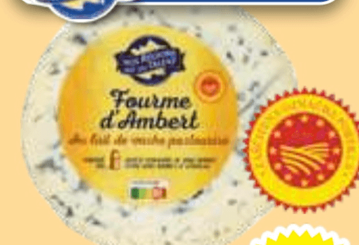Sir Fourme d'Ambert 250 g - Akcija v trgovini E.Leclerc