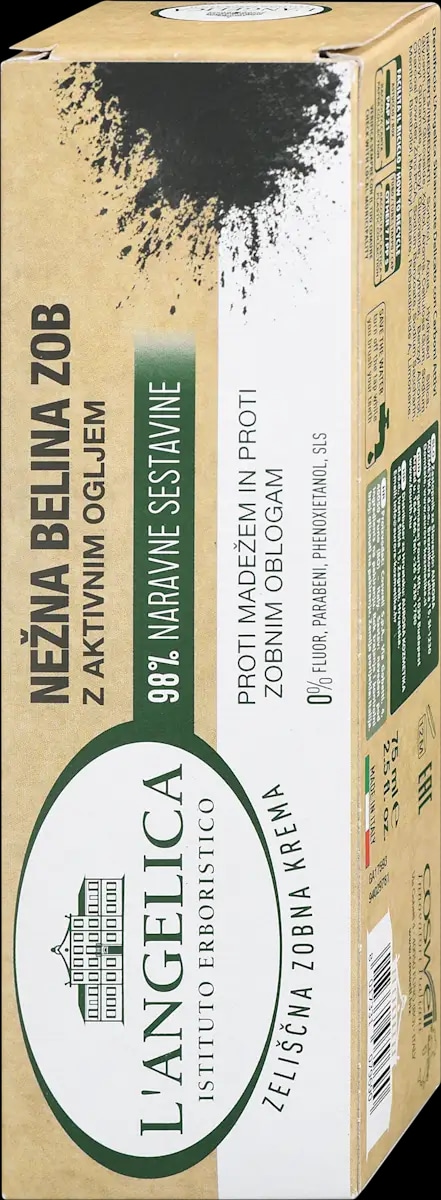 L'ANGELICA zobna krema z aktivnim ogljem 75 ml - Akcija v trgovini Dm