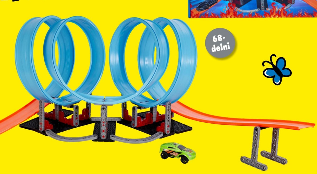 Dirkalna proga za Cast Autos - Akcija v trgovini Tedi