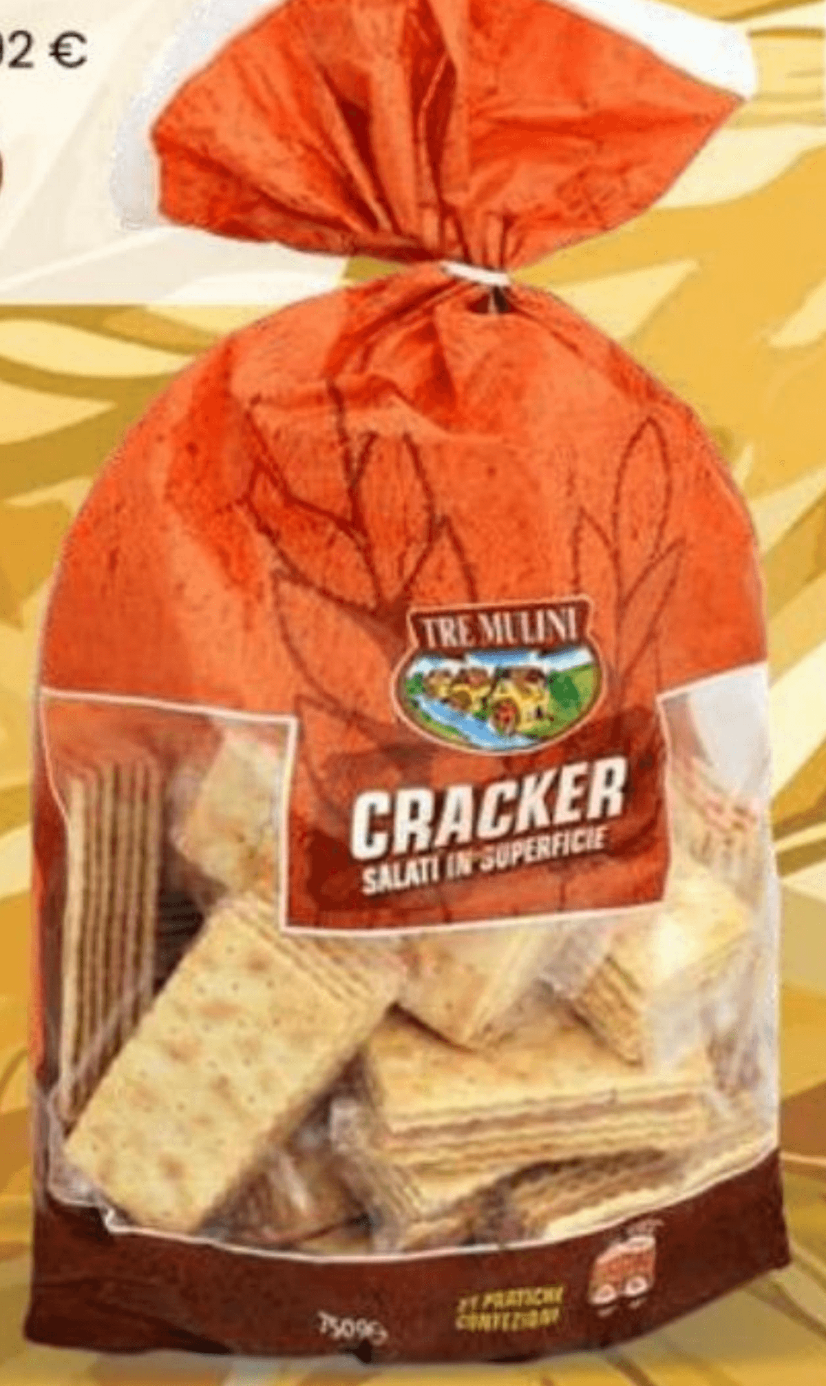 SLANI KREKERJI 750 g TRE MULINI - Akcija v trgovini Eurospin