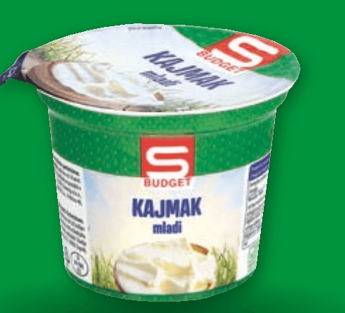 Kajmak 250 g S-BUDGET - Akcija v trgovini Spar