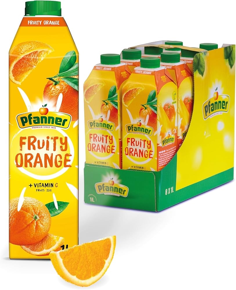 Pijača Pfanner Fruity Orangedrink 1 l - Akcija v trgovini Tuš
