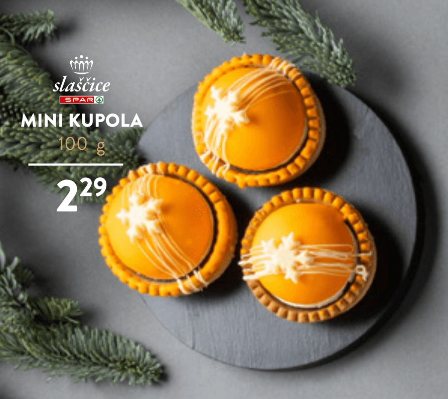 Slaščice SPAR Mini Kupola 100 g - Akcija v trgovini Spar