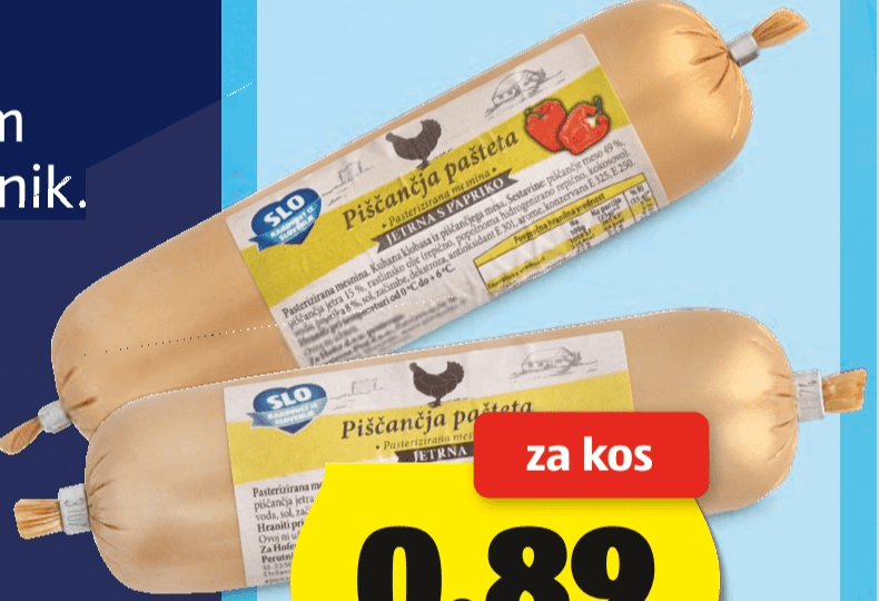 Piščančja jetrna pašteta 120 g Akcija v trgovini Hofer