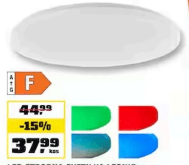 LED Stropna svetilka Leonie - Akcija v trgovini Obi